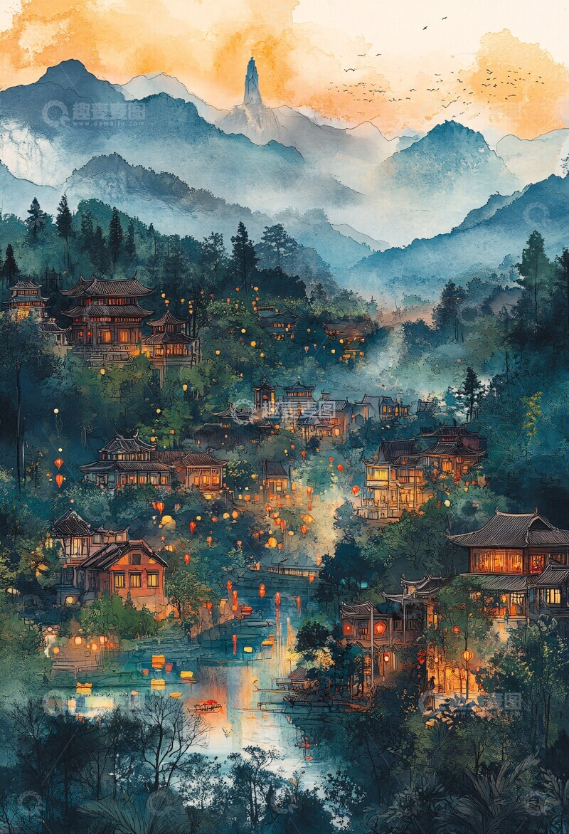 高清大图下载【趣麦麦图】越南风景拼贴1