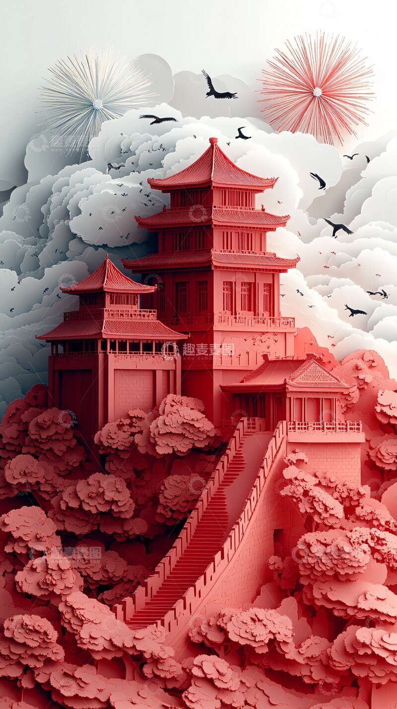 高清大图下载【趣麦麦图】周年纸雕艺术1