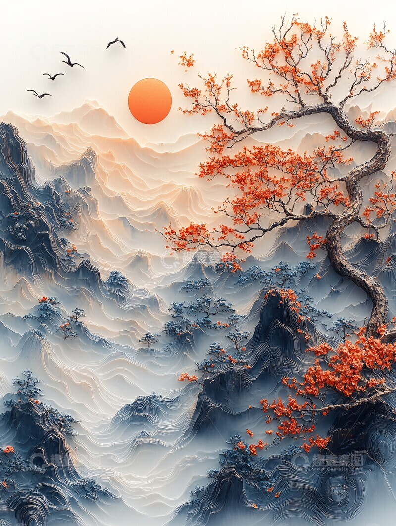 高清大图下载【趣麦麦图】梦幻浪漫插画