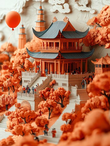 中国人群庆国庆1