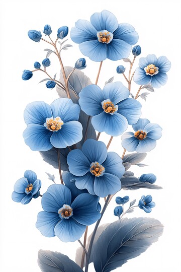 忘忧草花束示例1