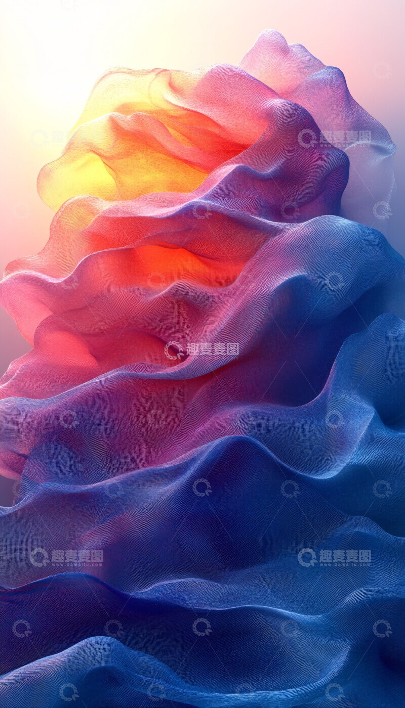 高清大图下载【趣麦麦图】柔和渐变背景8