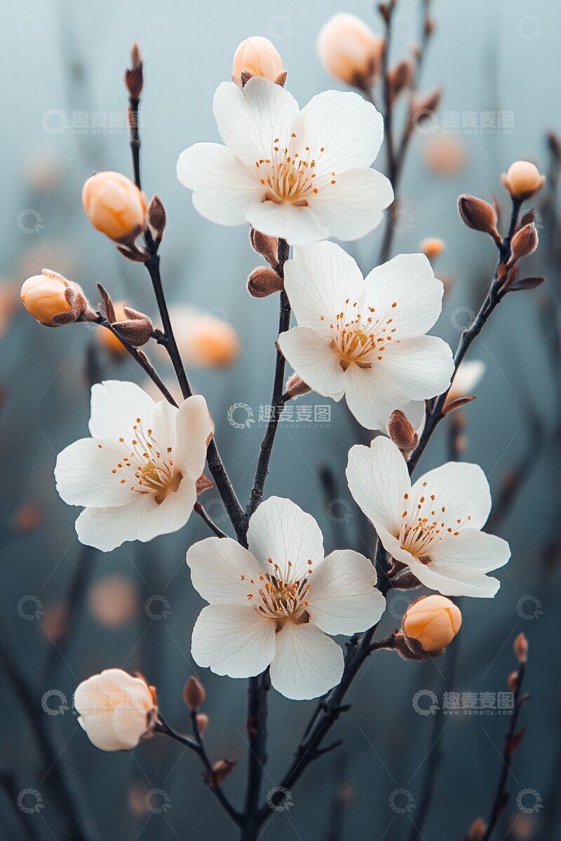 高清大图下载【趣麦麦图】和谐背景小花纹2