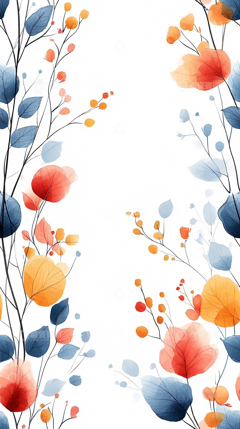 高清大图下载【趣麦麦图】花卉矢量装饰1