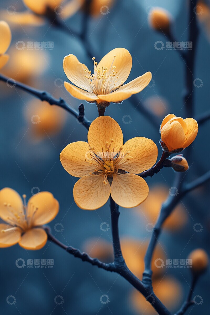 高清大图下载【趣麦麦图】和谐背景小花纹