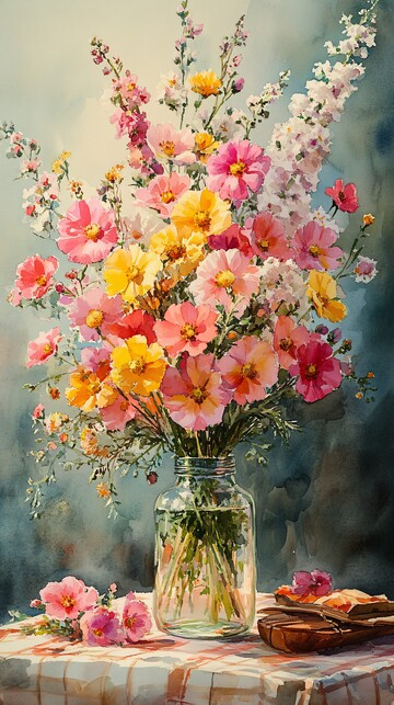 春日花间野餐图3