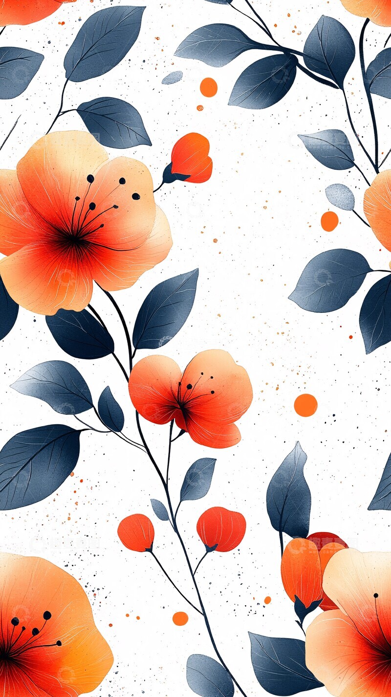 高清大图下载【趣麦麦图】花卉矢量装饰