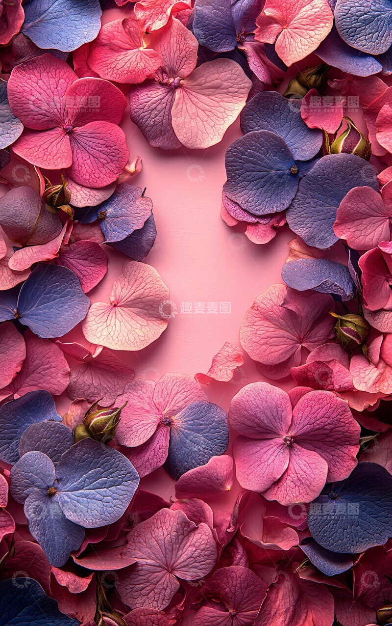 高清大图下载【趣麦麦图】粉色玫瑰花瓣