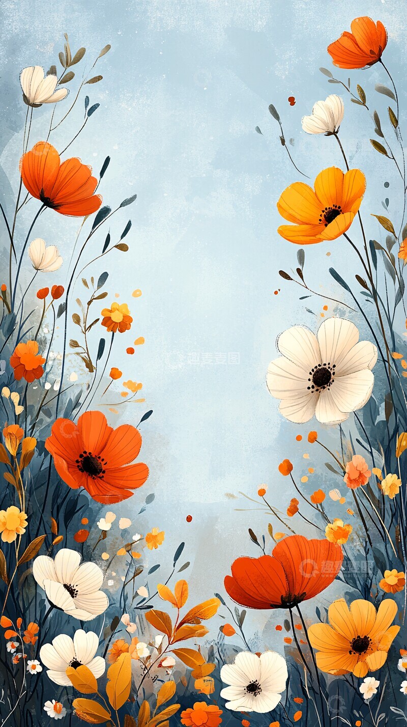 高清大图下载【趣麦麦图】生日卡背面设计1