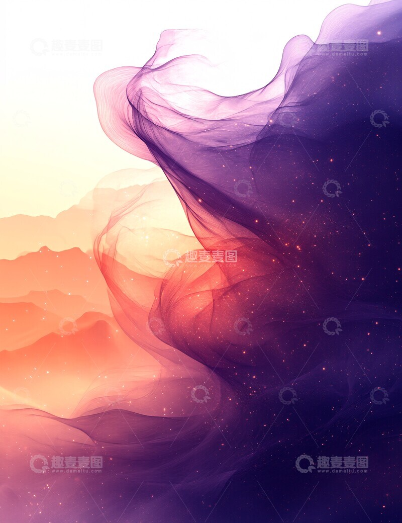 高清大图下载【趣麦麦图】紫色渐变背景 31