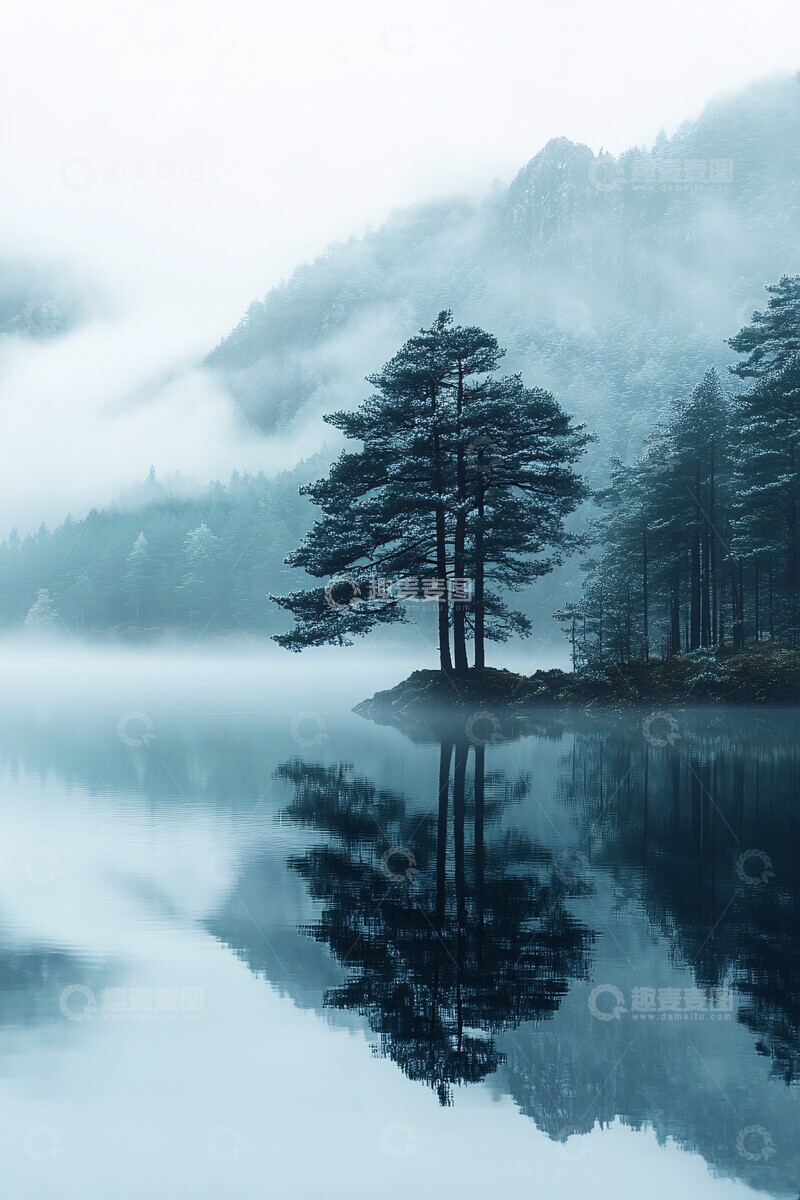 云雾自然图自然白色色调1