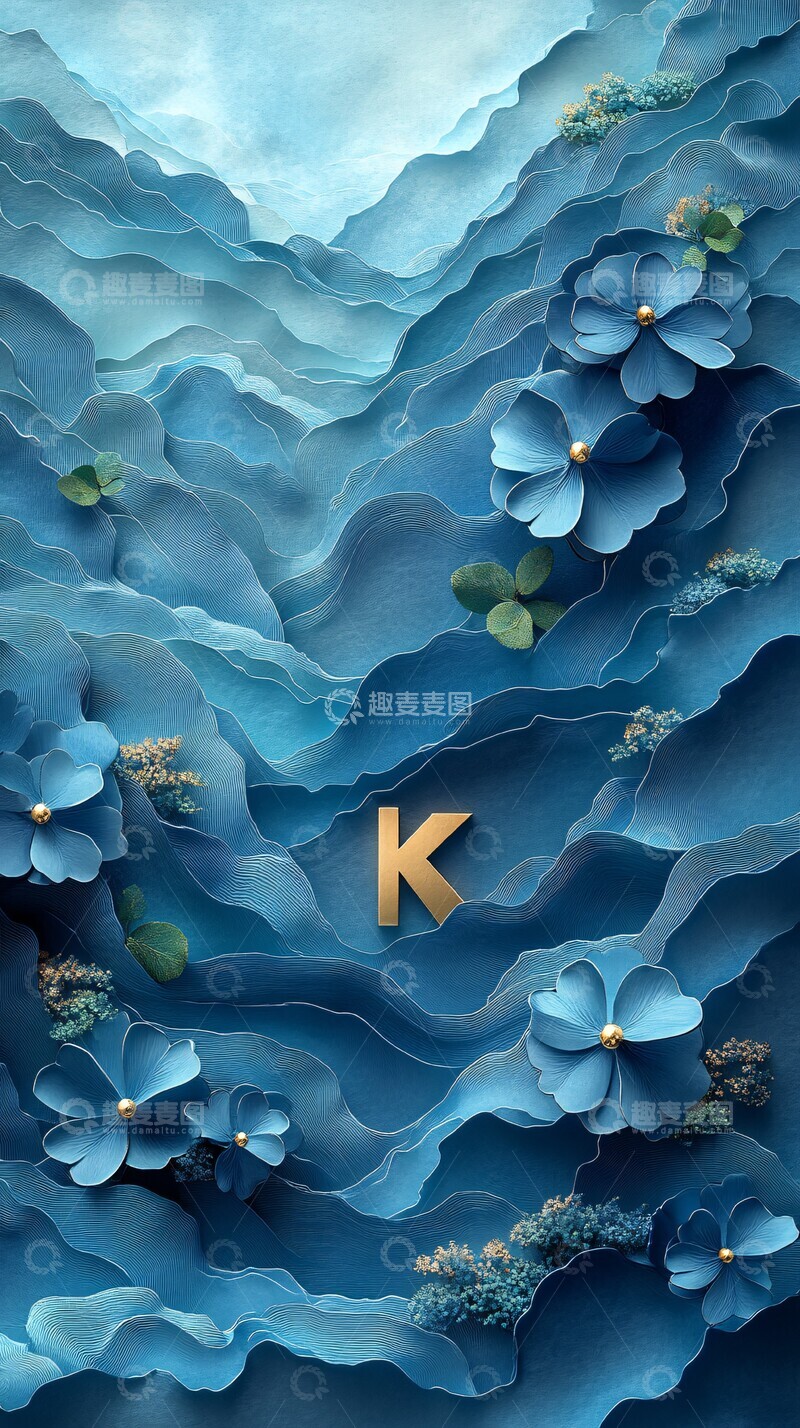 高清大图下载【趣麦麦图】波浪形状背景图