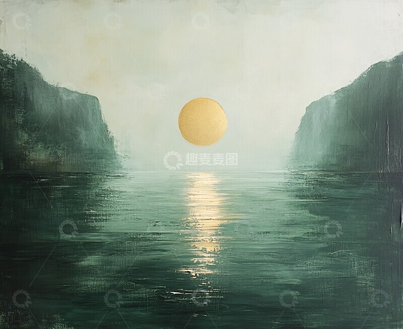 高清大图下载【趣麦麦图】白绿简约画简约中性细节2