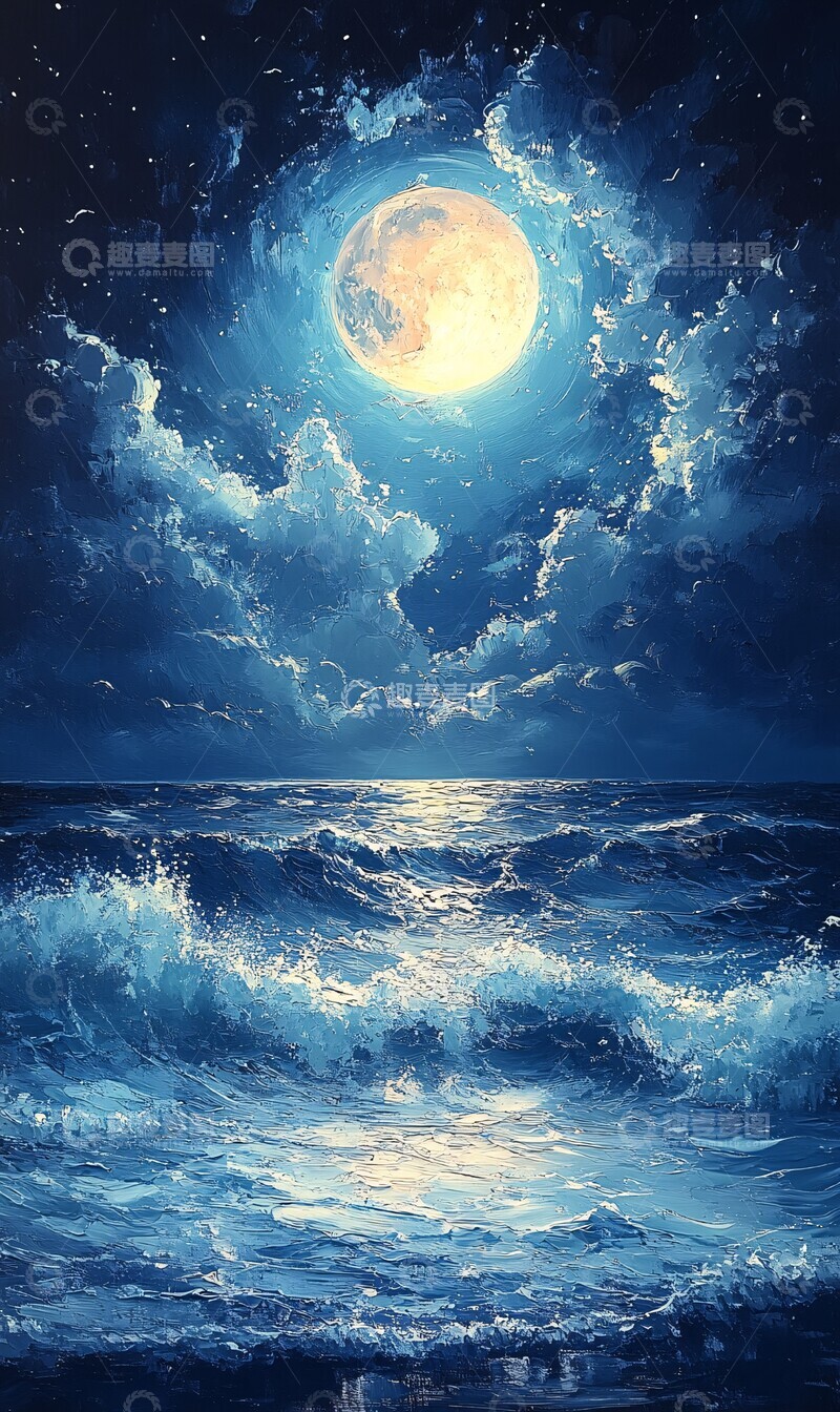 高清大图下载【趣麦麦图】天海融合融合颜色背景3