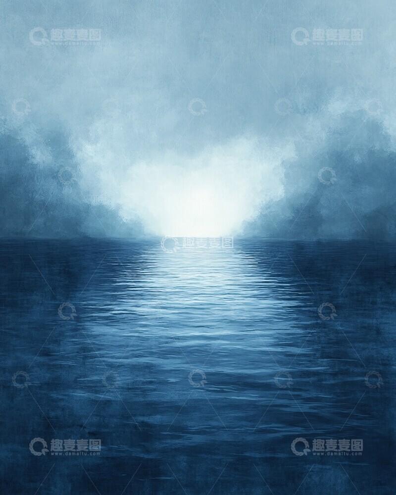 高清大图下载【趣麦麦图】梦幻蓝色背景4