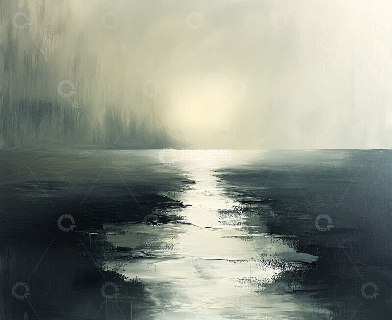 高清大图下载【趣麦麦图】白绿简约画简约中性细节1