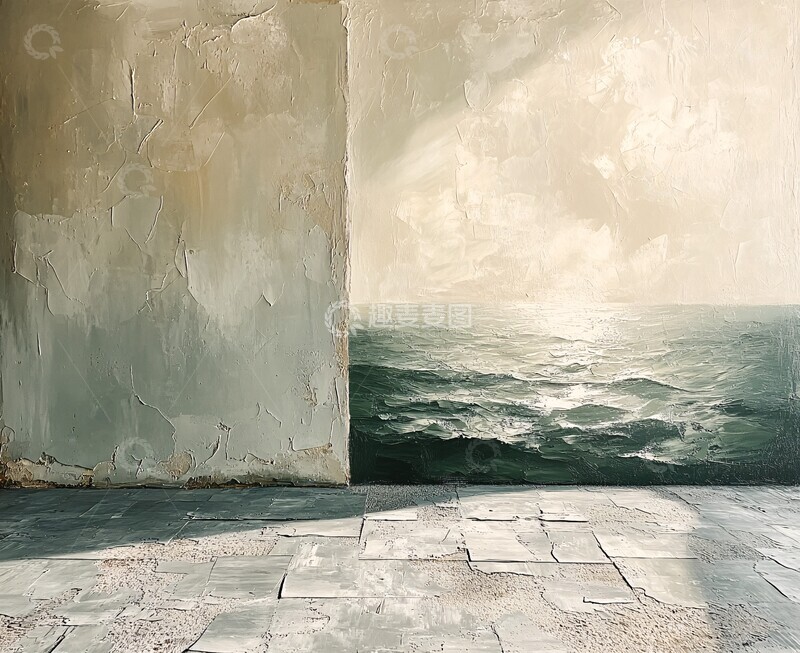 高清大图下载【趣麦麦图】白绿简约画简约中性细节