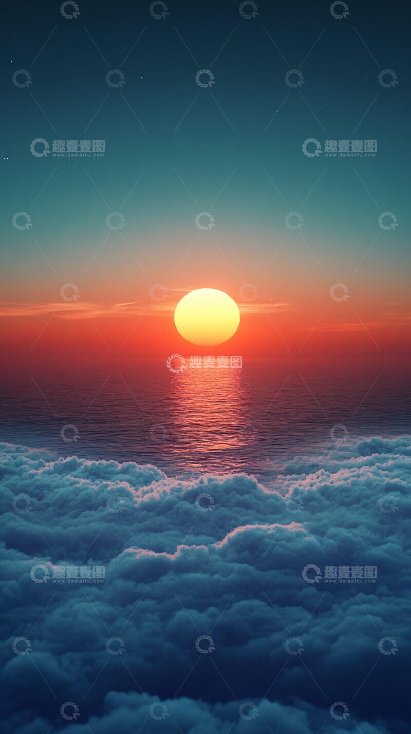 高清大图下载【趣麦麦图】绿色渐变背景