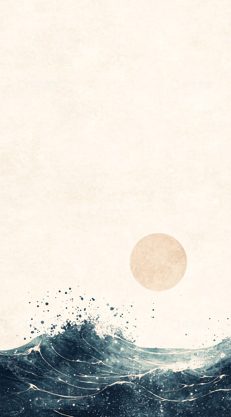 高清大图下载【趣麦麦图】海洋绿白渐变底2