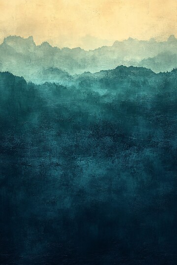 蓝天绿意渐变背景1