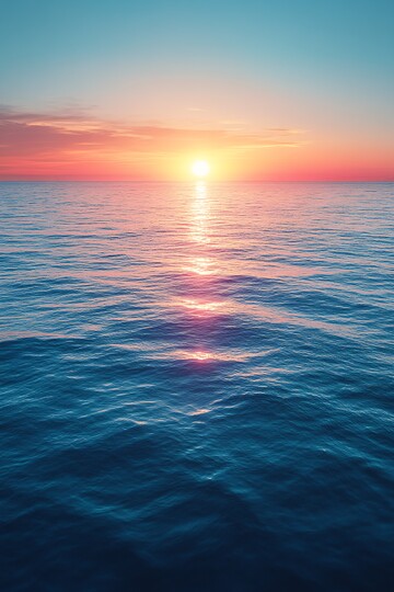 蓝天绿意渐变背景3