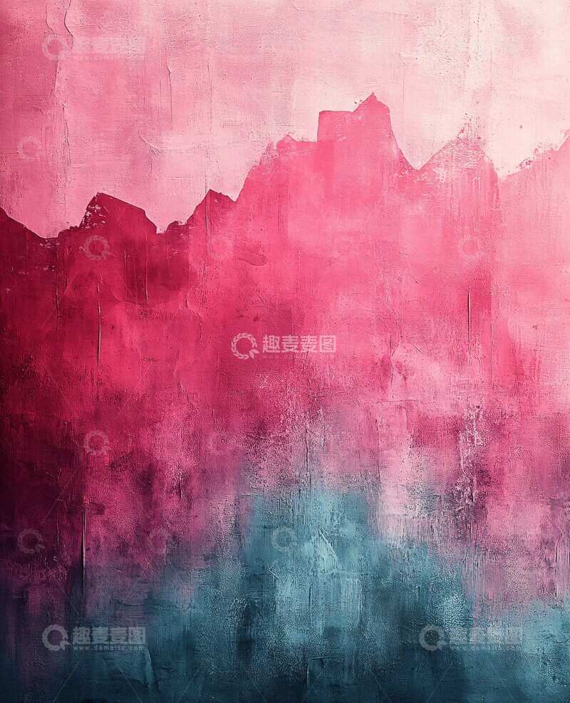 高清大图下载【趣麦麦图】粉色水彩点彩1