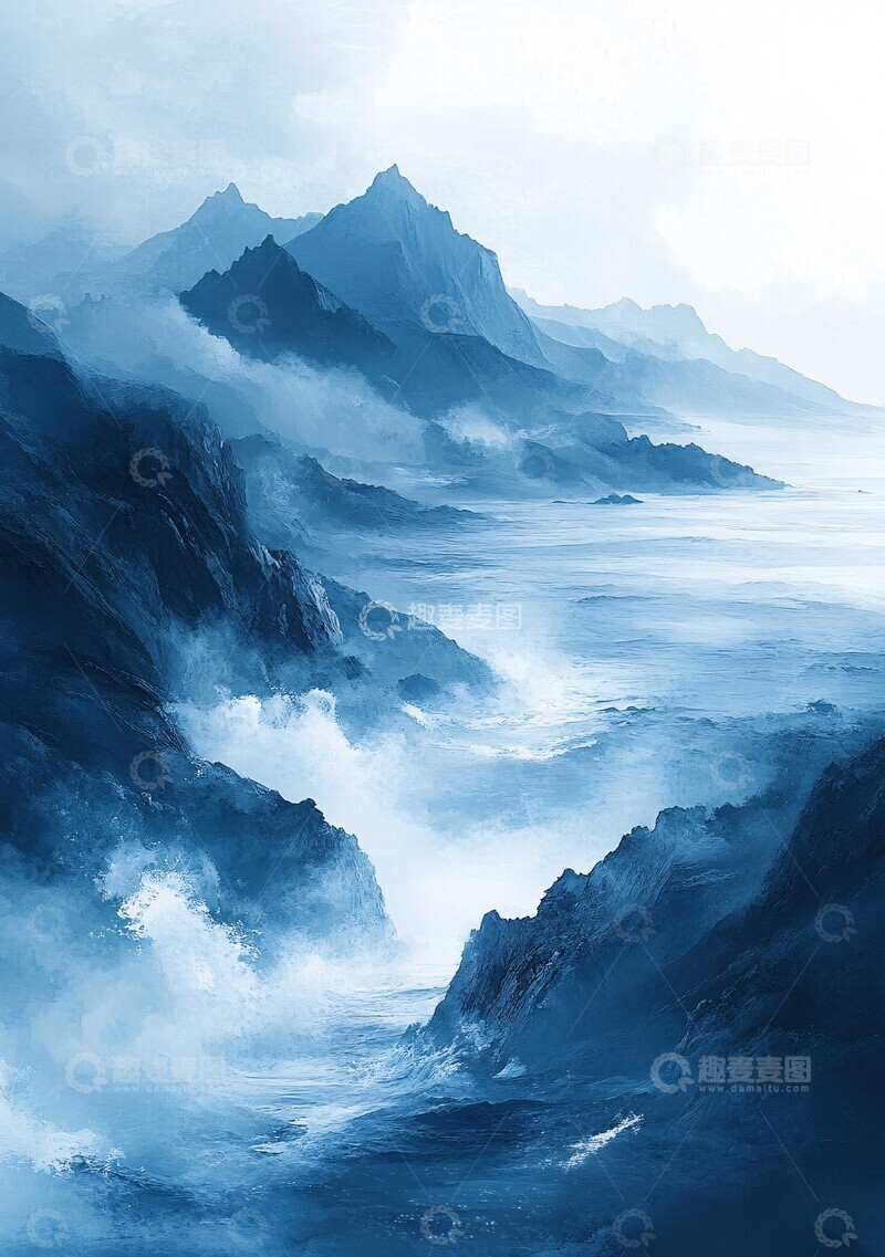 高清大图下载【趣麦麦图】轻柔水彩背景2