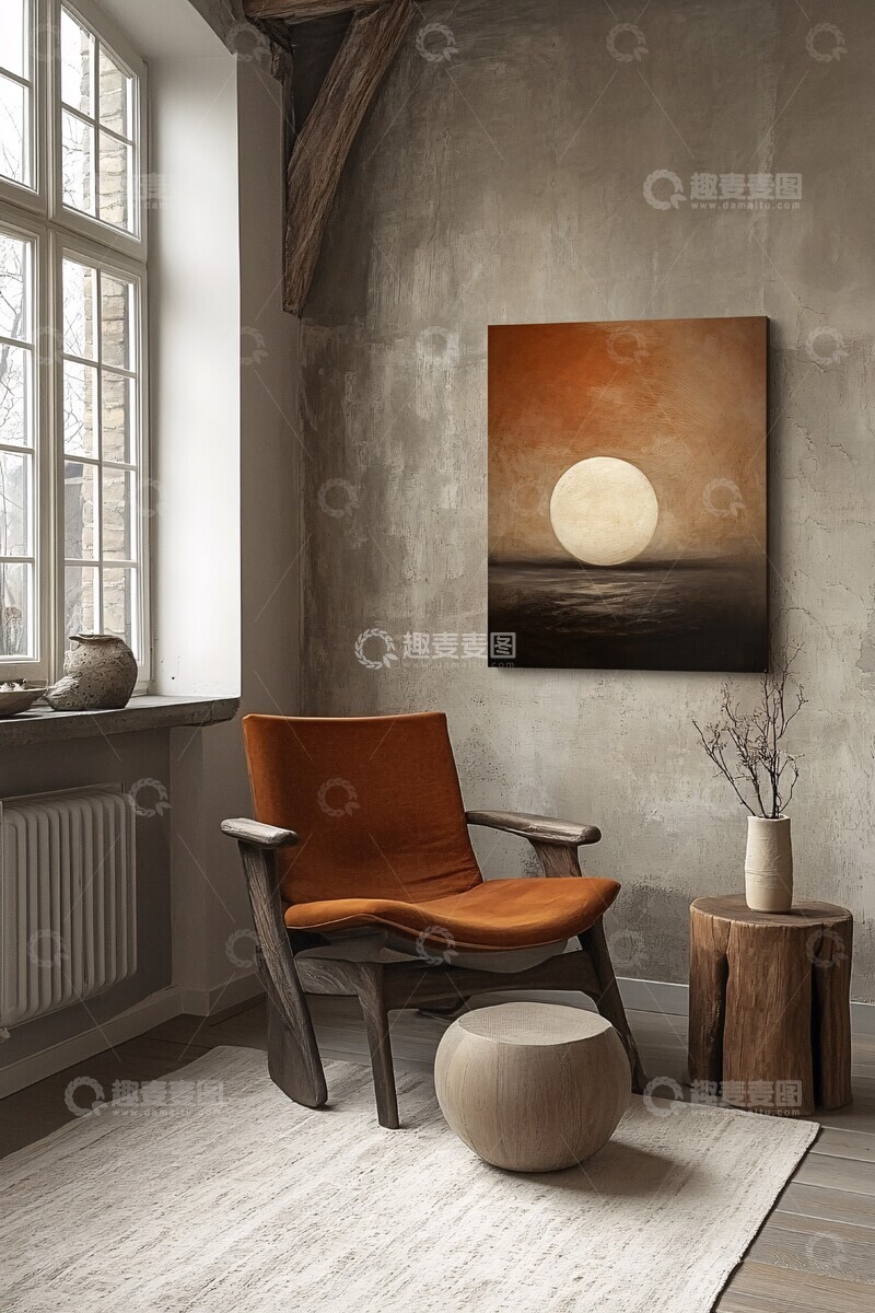 高清大图下载【趣麦麦图】中性色调抽象画3