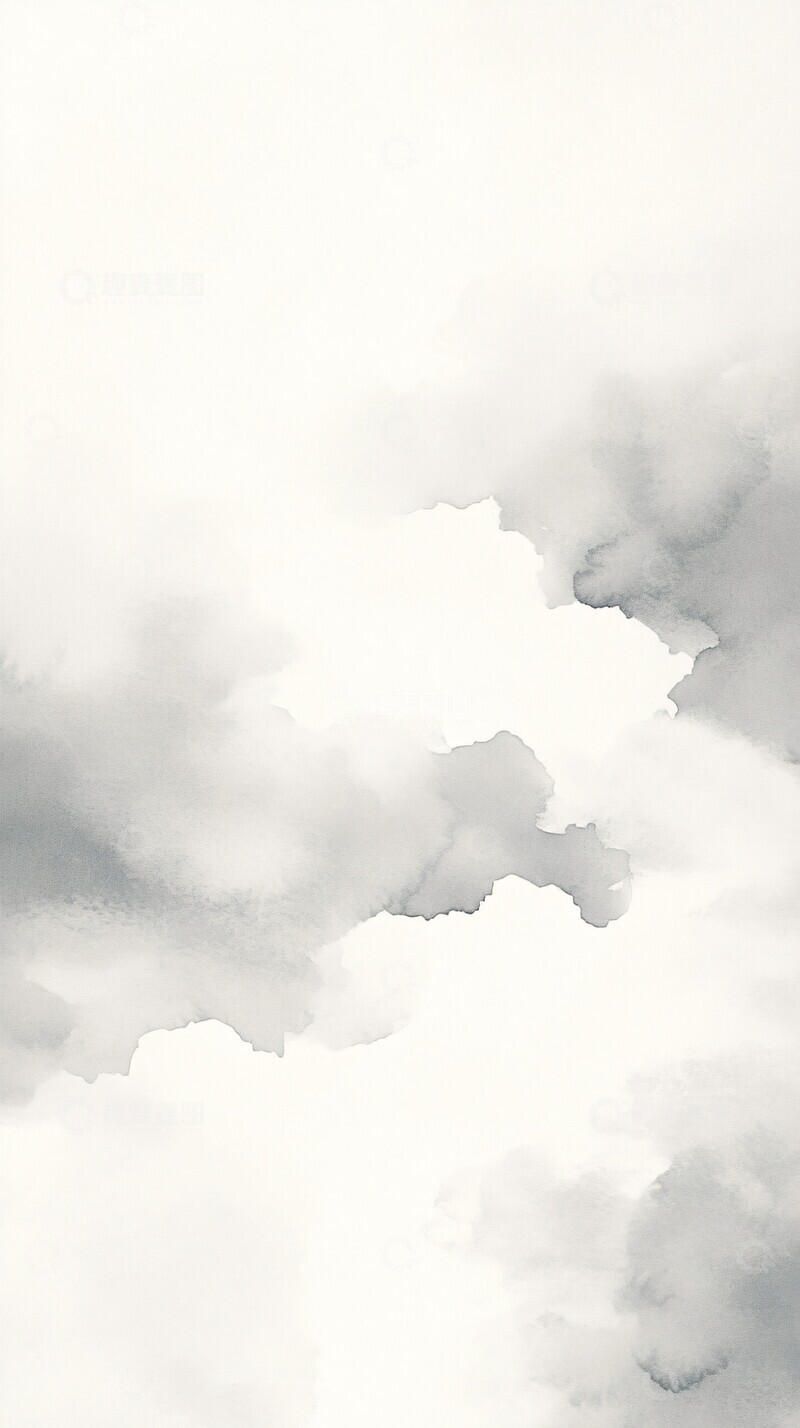 高清大图下载【趣麦麦图】轻云淡墨图轻云淡墨背景