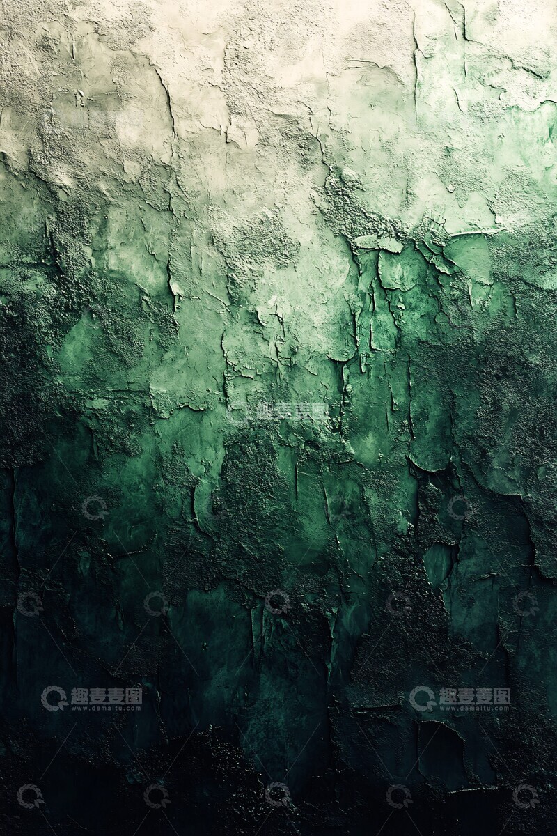 高清大图下载【趣麦麦图】绿灰渐变流纹面