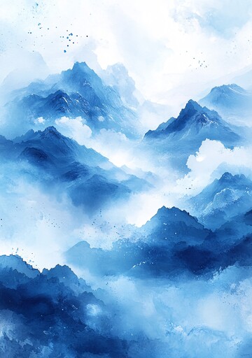 轻柔水彩背景1