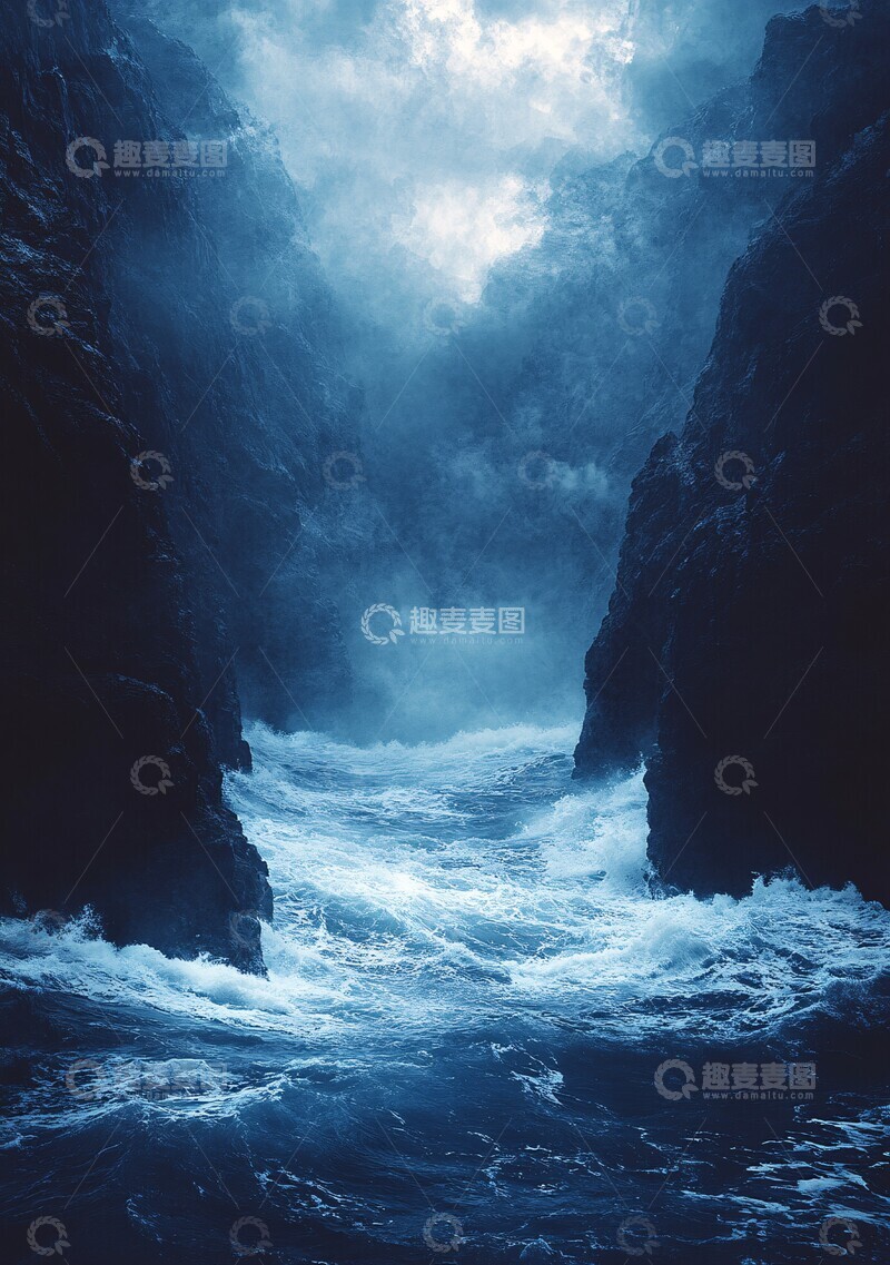 高清大图下载【趣麦麦图】深蓝海面深蓝海面抽象