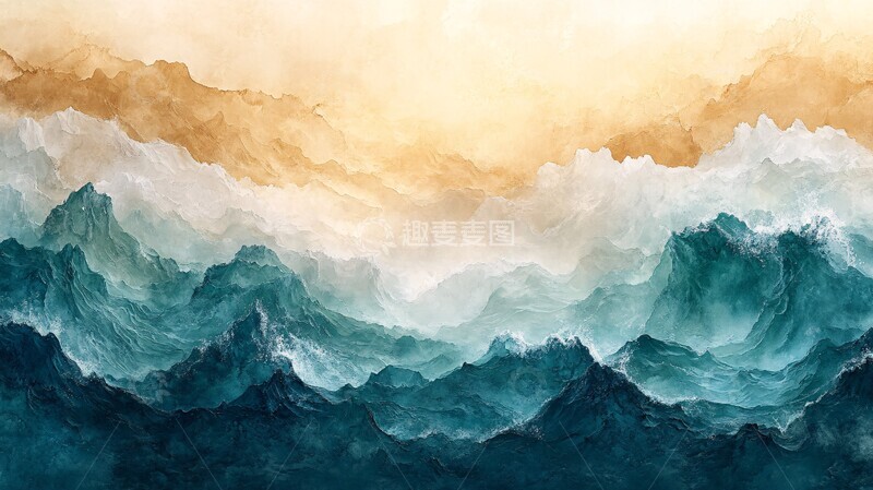 高清大图下载【趣麦麦图】海滩渐变海滩渐变色彩2