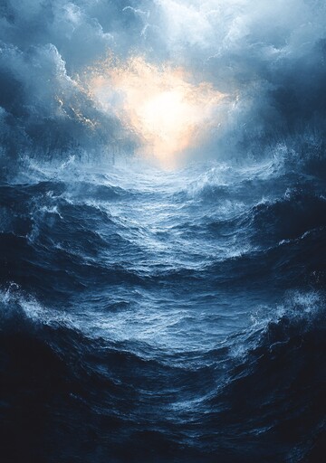 深蓝海面深蓝海面抽象3