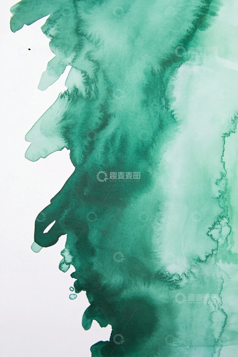 高清大图下载【趣麦麦图】翡翠水彩背景2