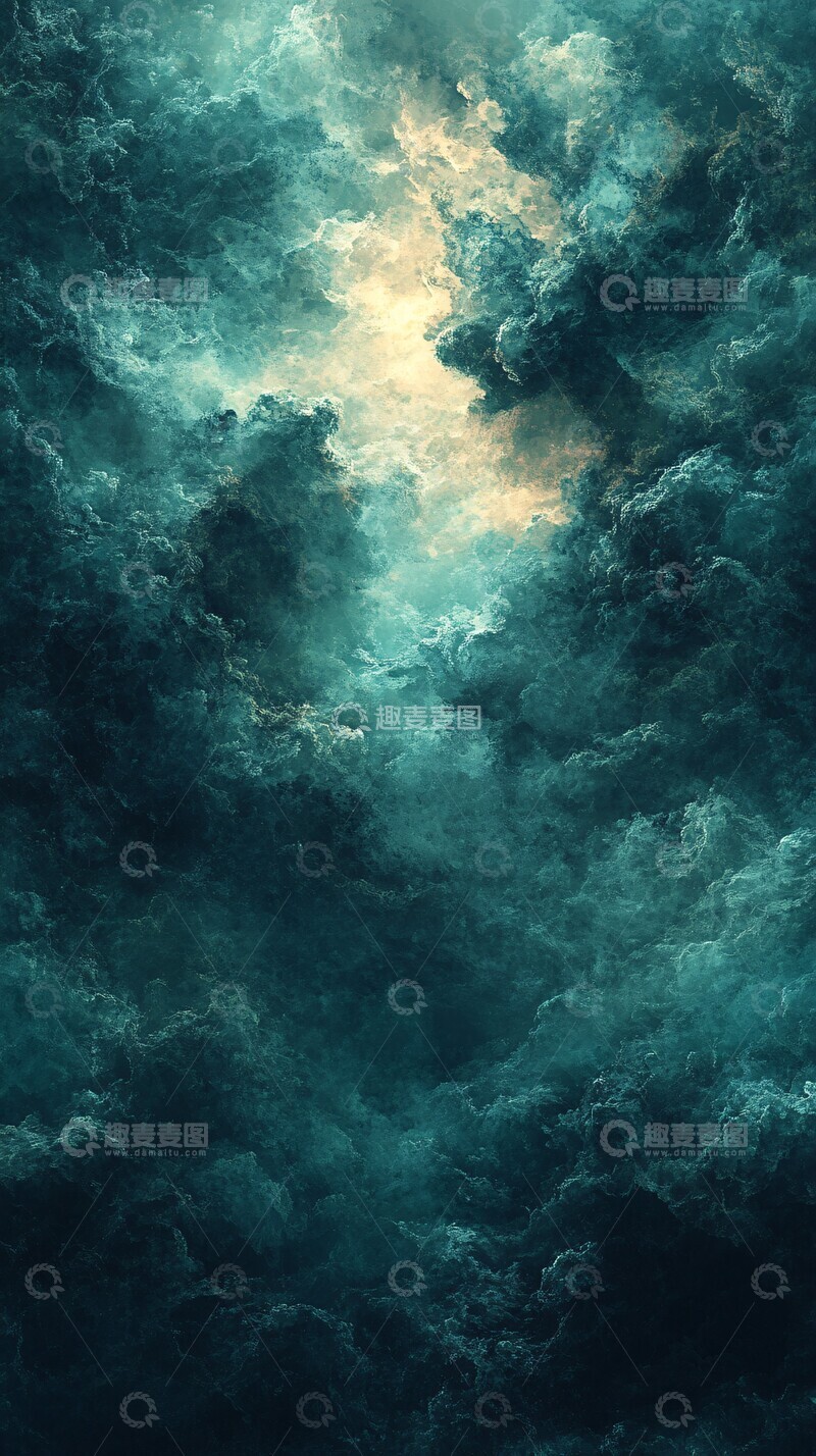 高清大图下载【趣麦麦图】翡翠绿渐变翡翠渐变有机2