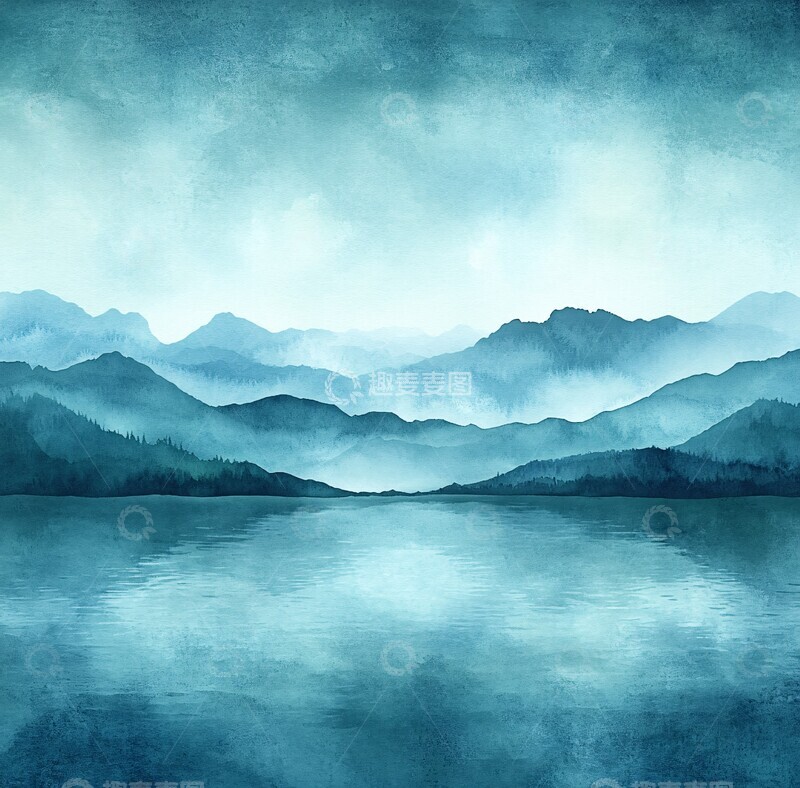 高清大图下载【趣麦麦图】海水色彩背景2