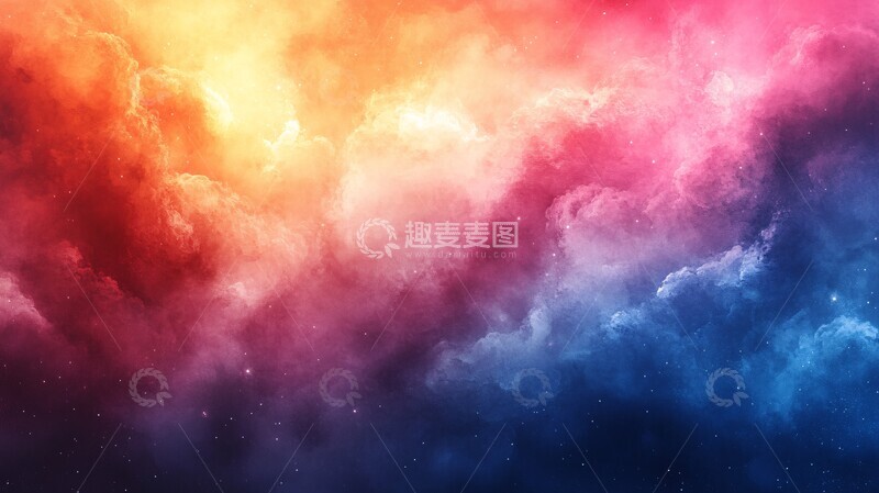 高清大图下载【趣麦麦图】水彩纹理背景3