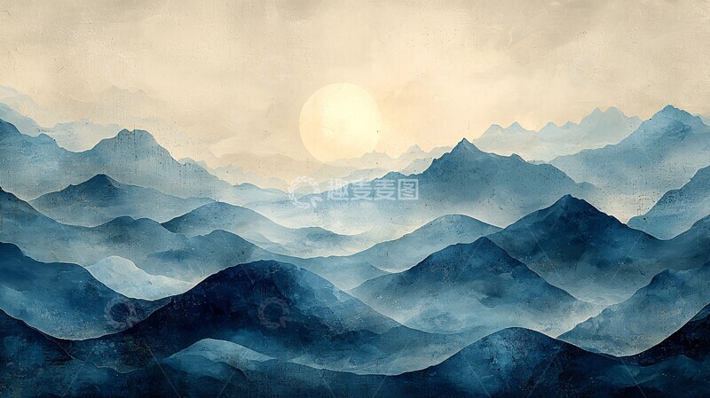 高清大图下载【趣麦麦图】沙滩海浪质感1