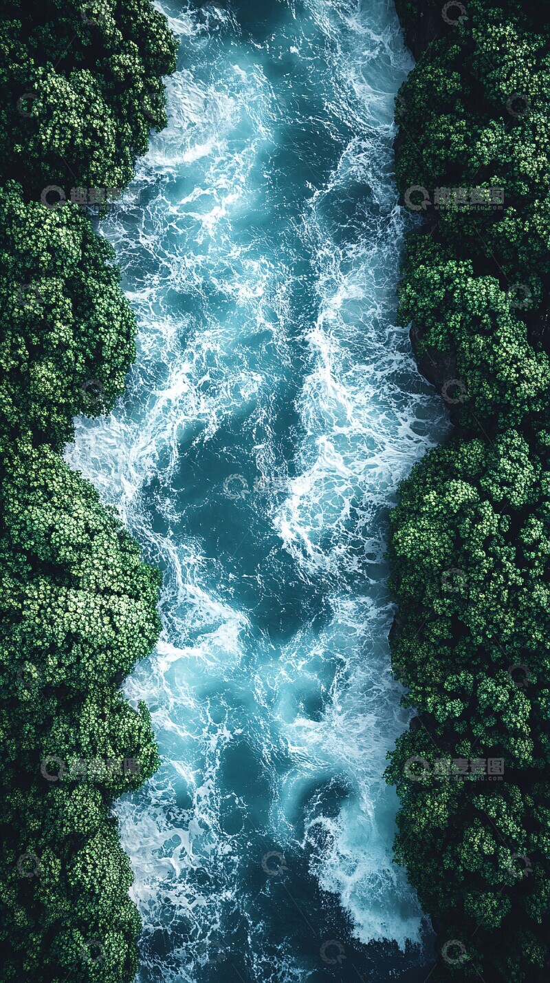 高清大图下载【趣麦麦图】蓝海绿藻绿藻纹理概念2