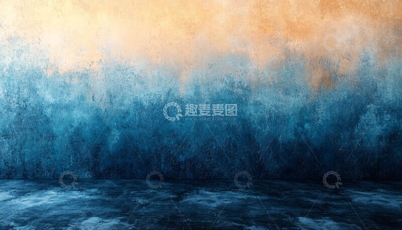 高清大图下载【趣麦麦图】模糊蓝调模糊抽象蓝调1