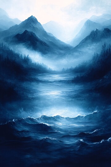 深蓝渐变背景