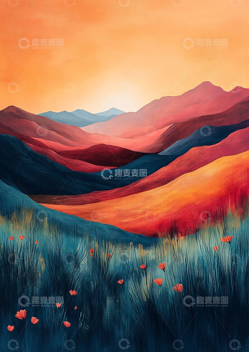 高清大图下载【趣麦麦图】静谧沙漠风静谧沙漠白天1