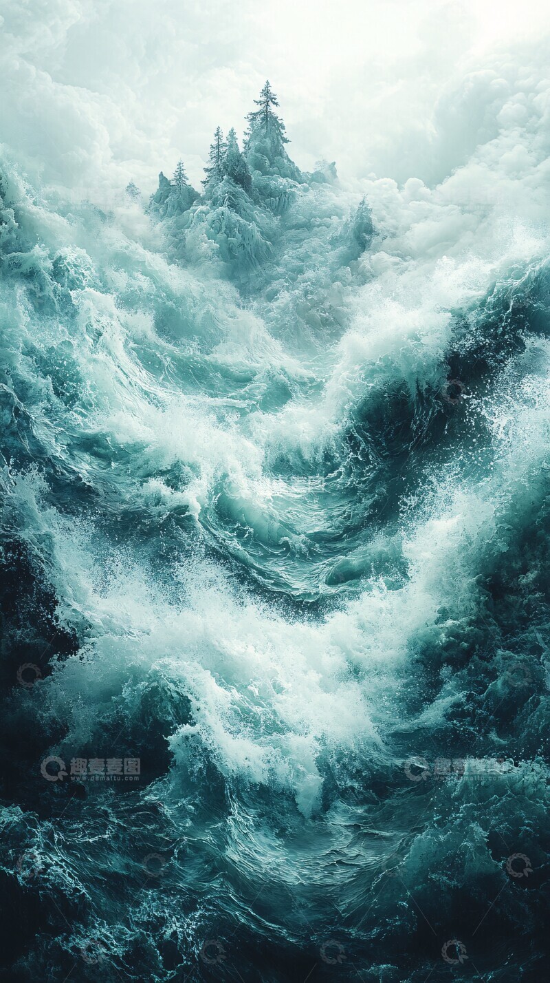 高清大图下载【趣麦麦图】翡翠绿渐变翡翠渐变有机3