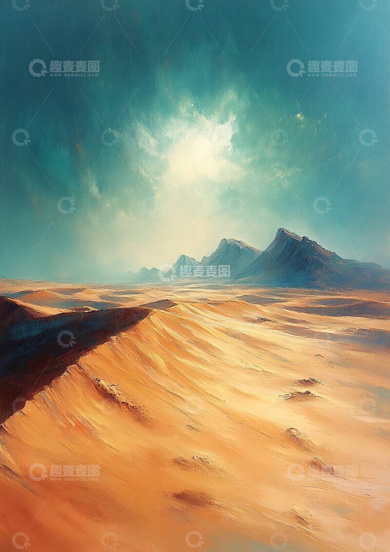 高清大图下载【趣麦麦图】静谧沙漠风静谧沙漠白天2