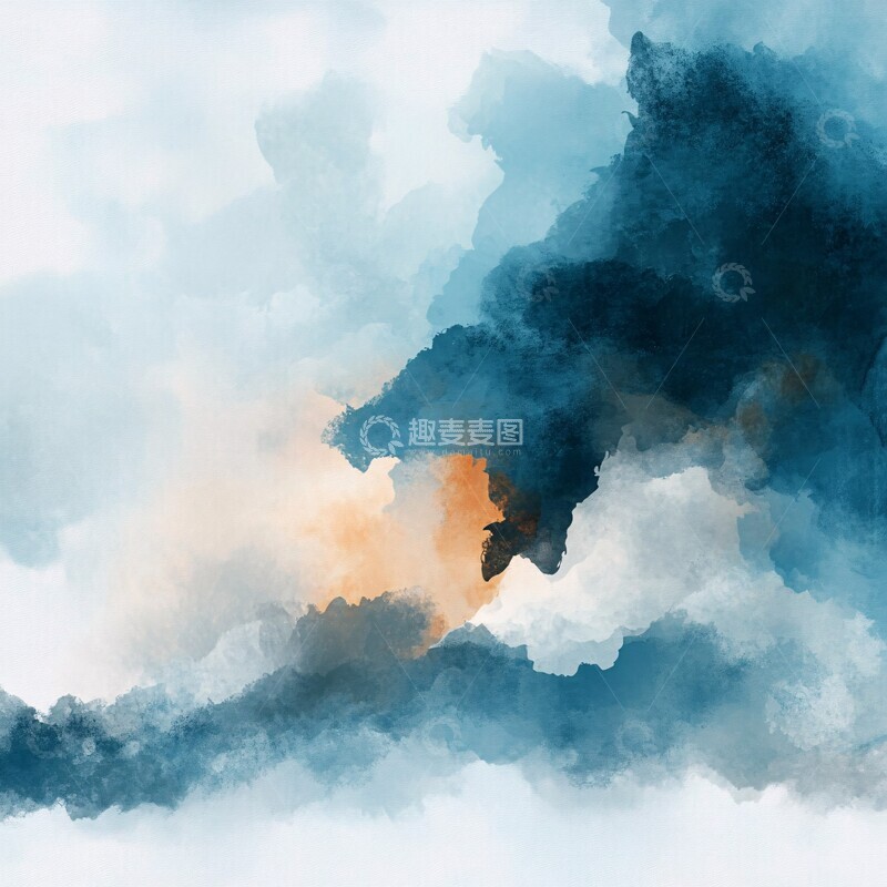 高清大图下载【趣麦麦图】浅蓝天色背景2