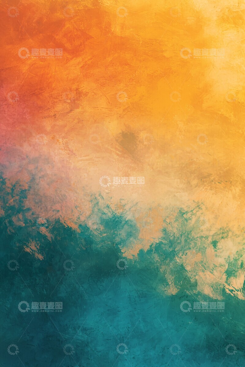 高清大图下载【趣麦麦图】火橙金黄渐变图1