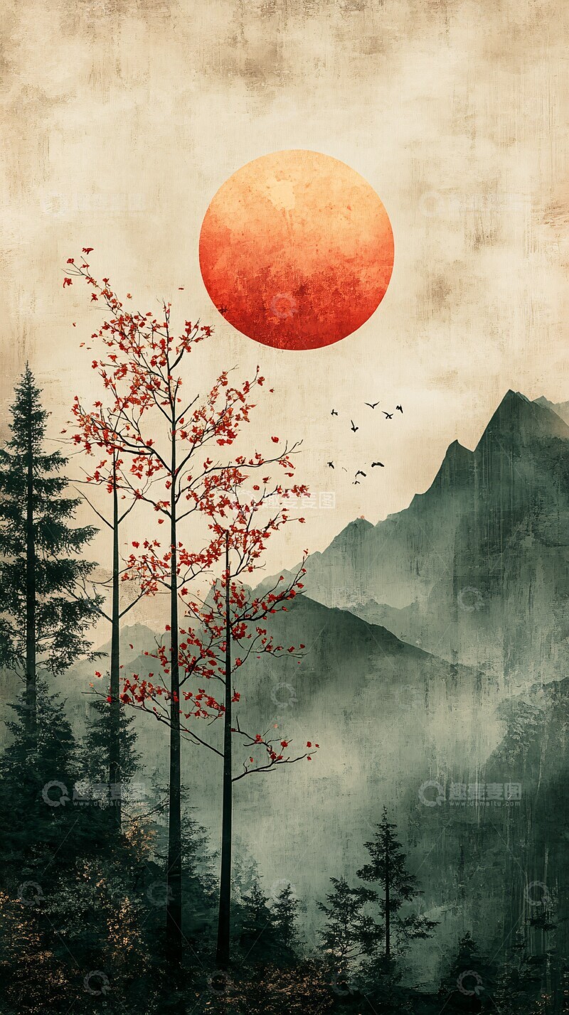 高清大图下载【趣麦麦图】日式简约风格海报1