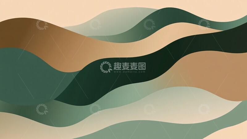 高清大图下载【趣麦麦图】山林梯田渐变2