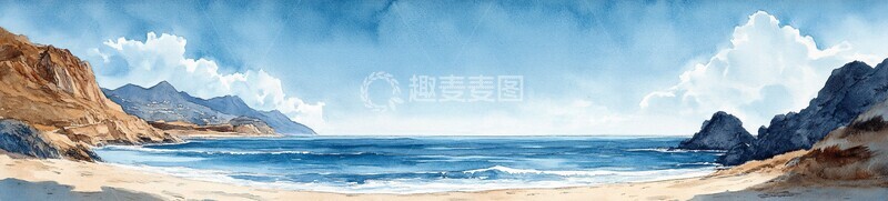 蓝天大海海岸线2